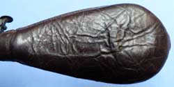 leather-19th-century-powder-shot-flask-5