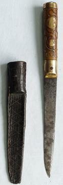 Rare C.1700's Scottish Highlander's Sgian Dubh Knife