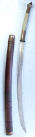Late-19th Century Burmese Dha Sword