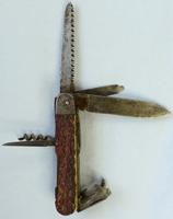 C.1920's Antique Huntsman's Multi-Tool Pocket Knife