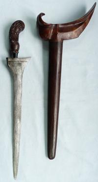 C.1900 Indonesian Kris and Scabbard