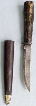 C.1900's English Staghorn Hunting Knife