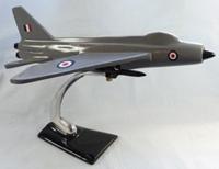 Large Metal Model of RAF Electric Lightning Fighter Jet