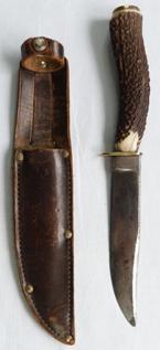 C.1900's Staghorn Hunting Knife
