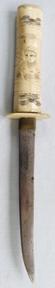Antique Japanese Carved Bone Dagger