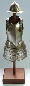 Antique Vintage Miniature Armour - 17th Century English Pikeman's Armour