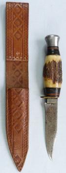 Vintage English Staghorn Hunting Knife