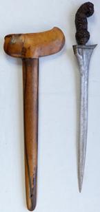 C.1900's Indonesian Kris with Hand Forged Blade