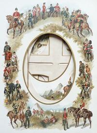 Large Victorian British Army Photograph Album