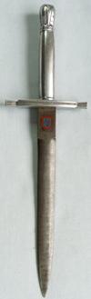WW2 British Army Guards Armoured Division Damascus Letter Knife